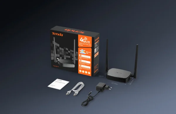 Tenda 4G03 Pro N300 Wi-Fi 4G LTE Router - Image 4