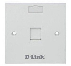 D-Link Network Faceplate- Single Port