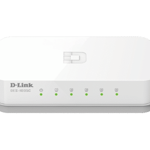 D-LINK DES-1005C,5-Port Fast Ethernet Unmanaged Switch