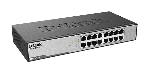 D-Link DES-1016D – 16-Port Fast Ethernet Unmanaged Switch - Image 2