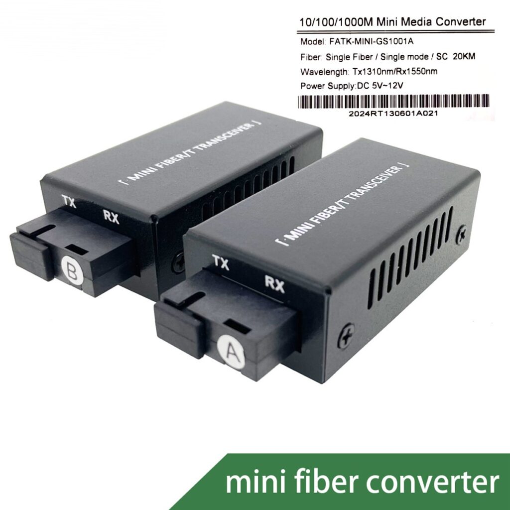 Fiber Single-Mode Media Converter